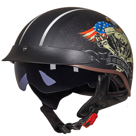 American Vintage Half Face Cruising Helmet
