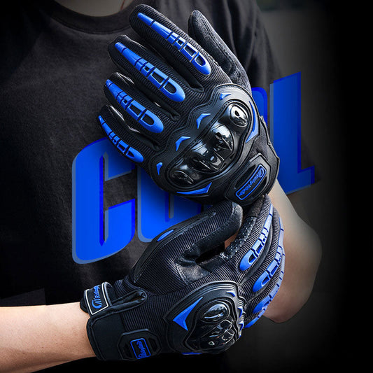 Motocross Gloves with Protective Gear Racing Gloves