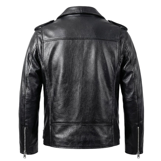 Motorcycle Comfortable Genuine Leather Jacket