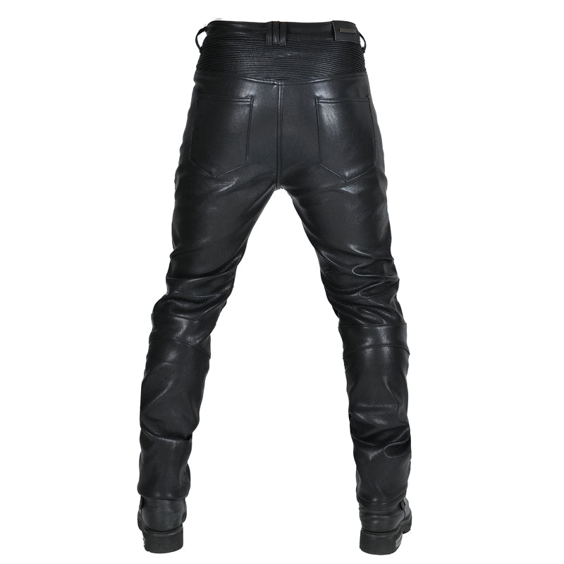 Men’s Forge 27 Fleece-Lined Motorcycle Leather Pants