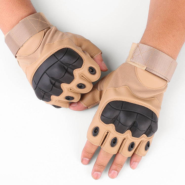 Outdoor Military Fans Motorcycle Fingerless Gloves