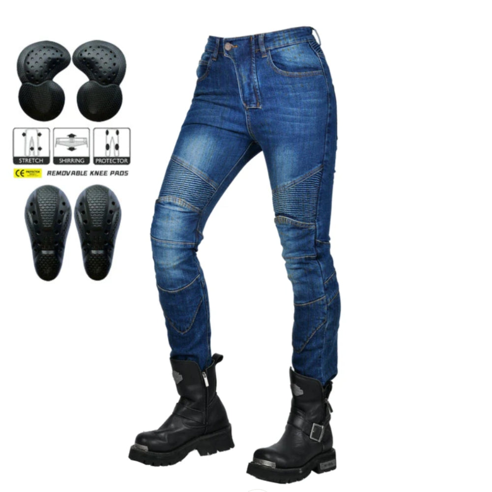 Women’s M2 Casual Denim Reinforced Motorcycle Jeans