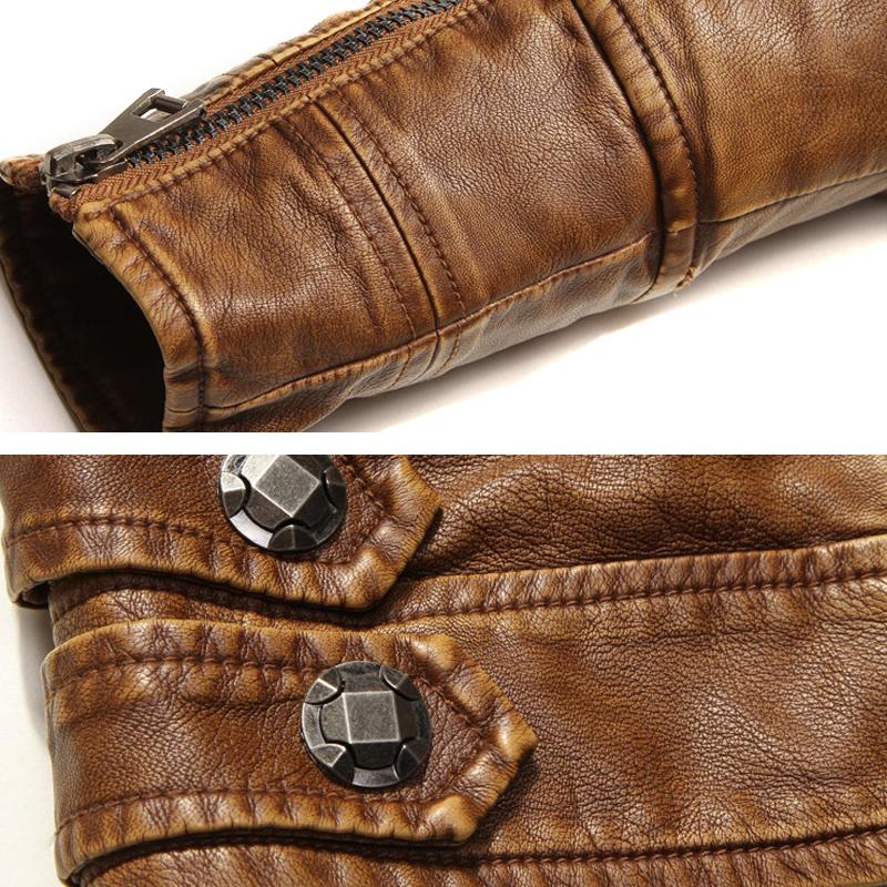 Biker Forward Leather Chopper Jacket