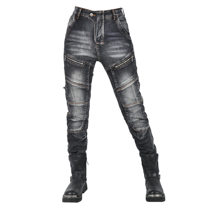 Axis 21 Women’s Stretch Denim Motorcycle Riding Jeans