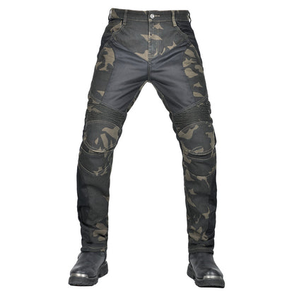 Adventure 4 Men’s Biker Jeans with CE Armor – Camo