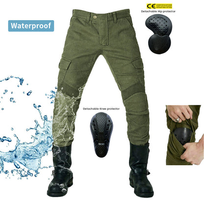 Men's R19 Cargo Denim Water-Repellent Motorcycle Jeans