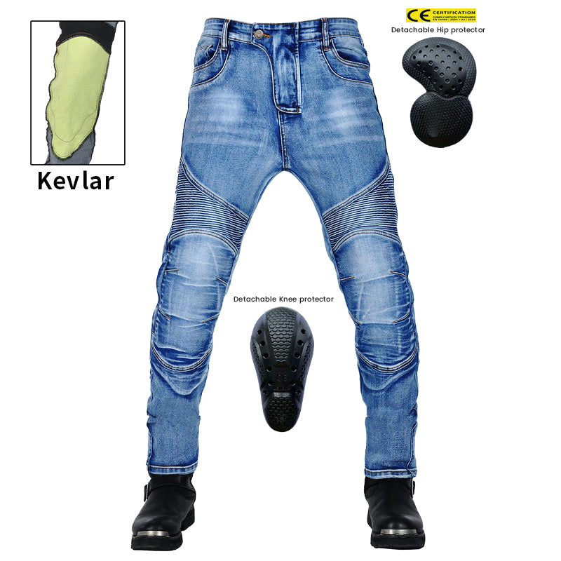 Men’s K‑7 Kevlar Motorcycle Riding Jeans