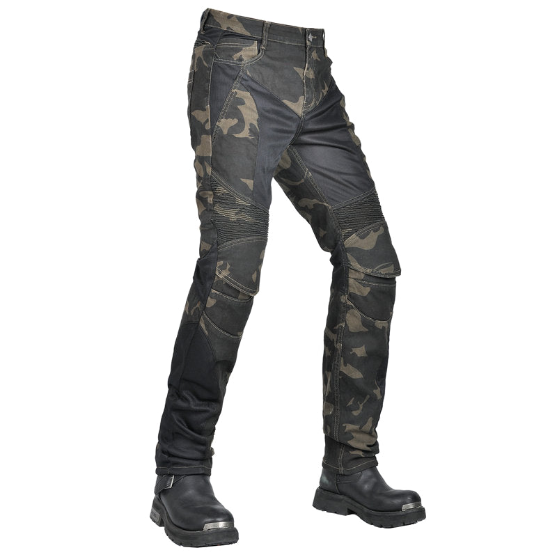 Adventure 4 Men’s Biker Jeans with CE Armor – Camo