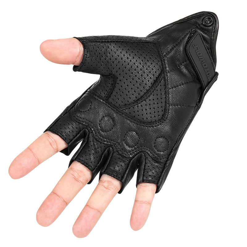 Men's Fingerless Driving Gloves