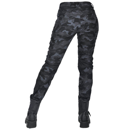 Adventure 4 Women’s Biker Jeans with CE Armor – Camo