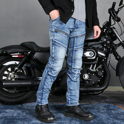 Axis 21 Men’s Stretch Denim Motorcycle Riding Jeans
