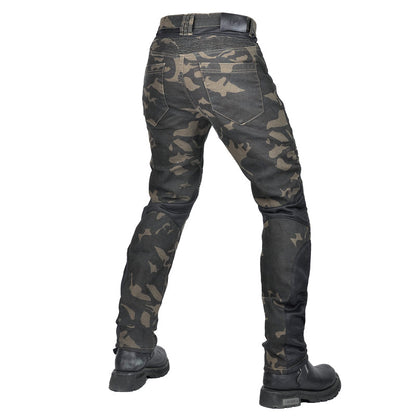 Adventure 4 Men’s Biker Jeans with CE Armor – Camo