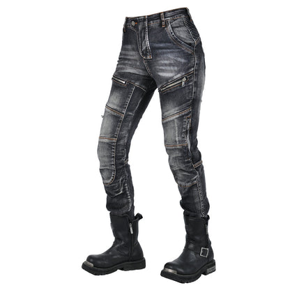 Axis 21 Women’s Stretch Denim Motorcycle Riding Jeans