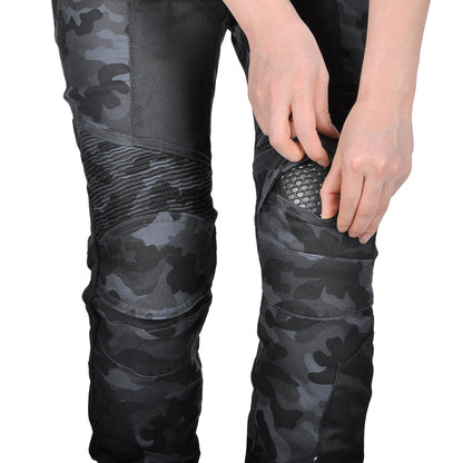 Adventure 4 Women’s Biker Jeans with CE Armor – Camo