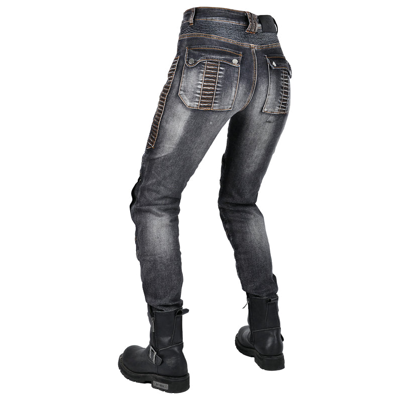 Women's Motorcycle Kevlar Tear-Resistant Denim Jeans