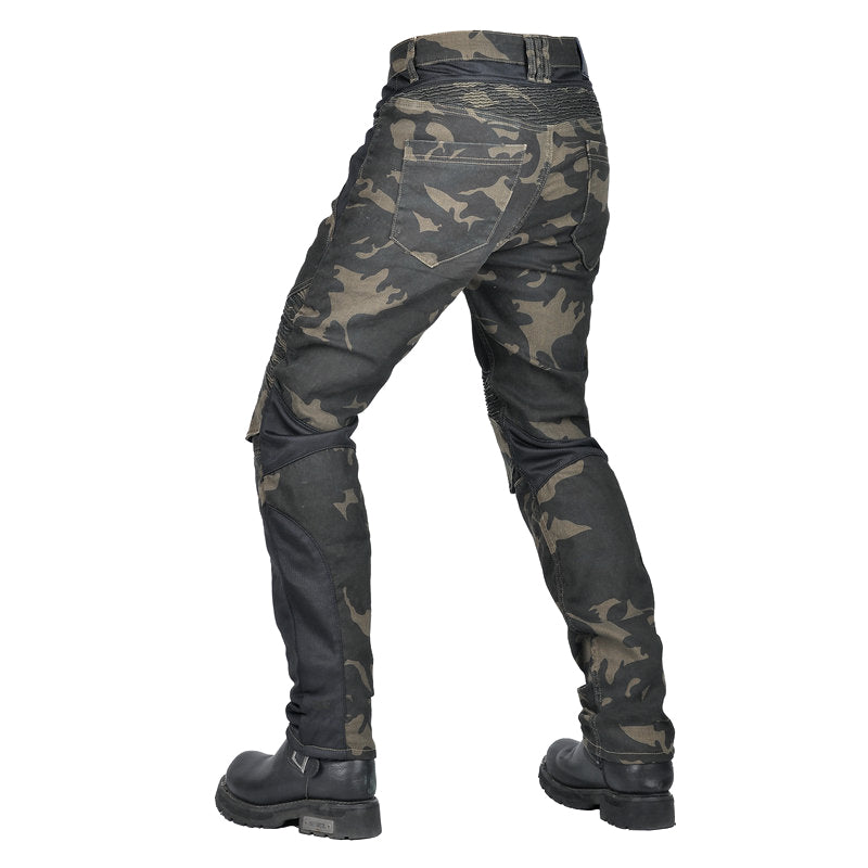Adventure 4 Men’s Biker Jeans with CE Armor – Camo