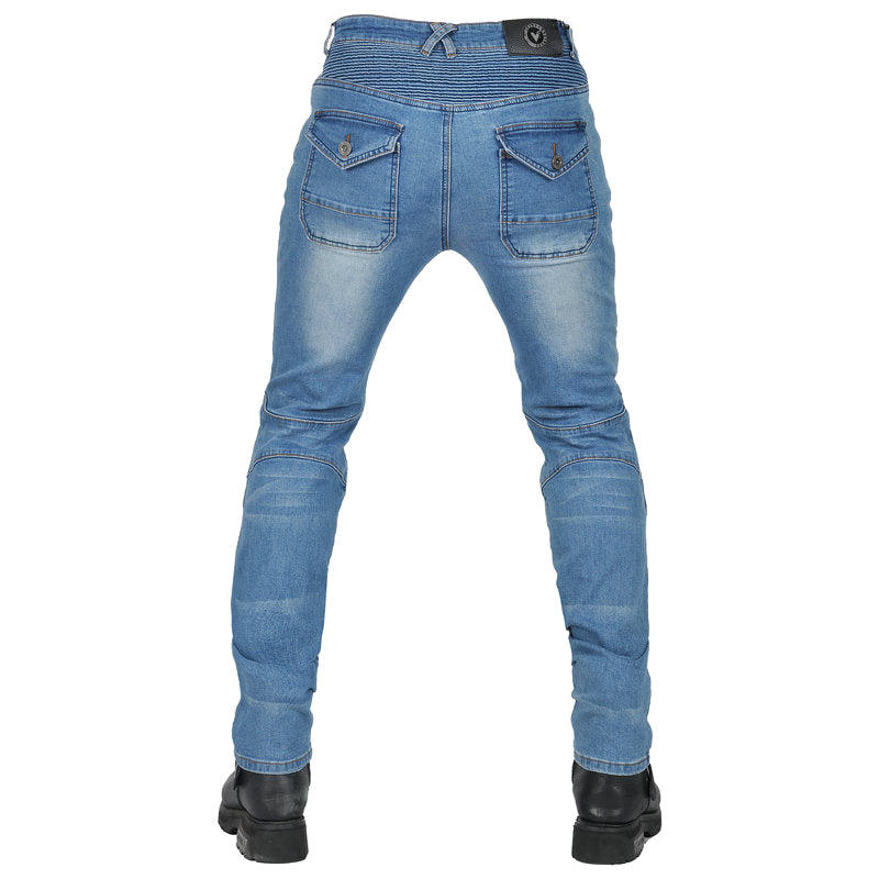 Men’s Classic Motorcycle Slim Fit Riding Jeans