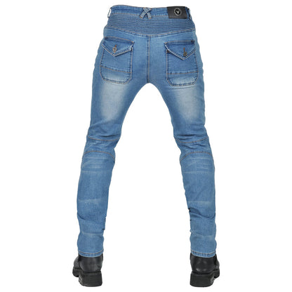 Men’s Classic Motorcycle Slim Fit Riding Jeans