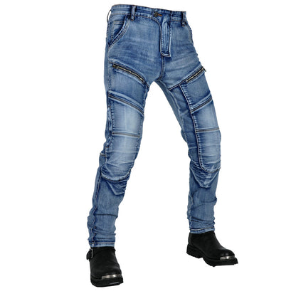 Axis 21 Men’s Stretch Denim Motorcycle Jeans