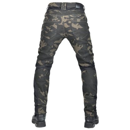 Adventure 4 Men’s Biker Jeans with CE Armor – Camo