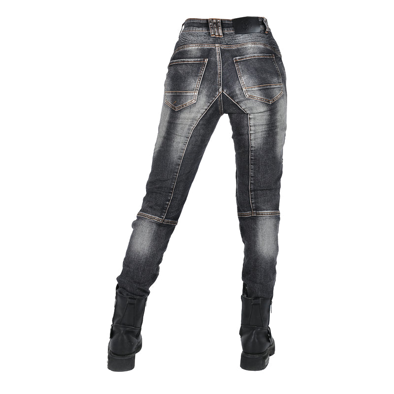 Axis 21 Women’s Stretch Denim Motorcycle Riding Jeans