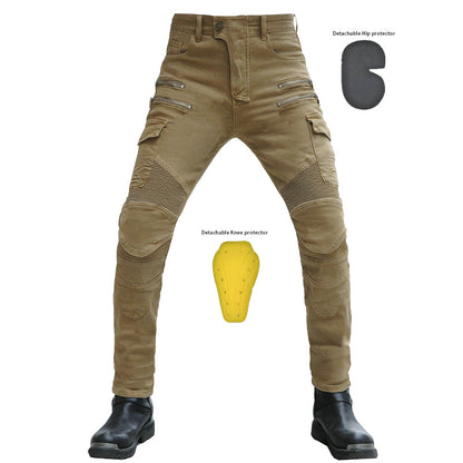 Motorcycle Off-Road Racing Denim Anti-Fall Jeans