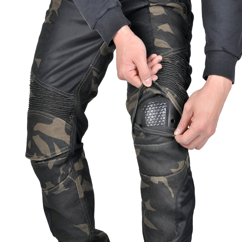 Adventure 4 Men’s Biker Jeans with CE Armor – Camo