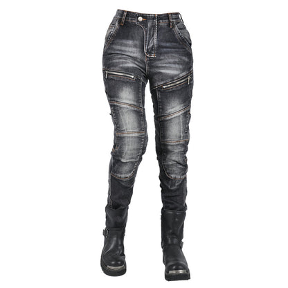 Axis 21 Women’s Stretch Denim Motorcycle Riding Jeans