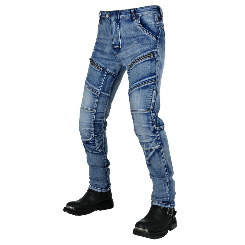 Axis 21 Men’s Stretch Denim Motorcycle Riding Jeans