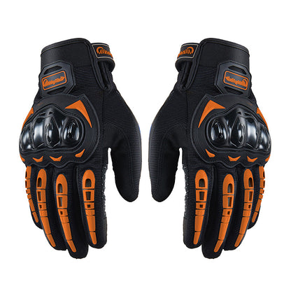 Motocross Gloves with Protective Gear Racing Gloves