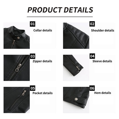 Women's Essential Faux Leather Biker Jacket