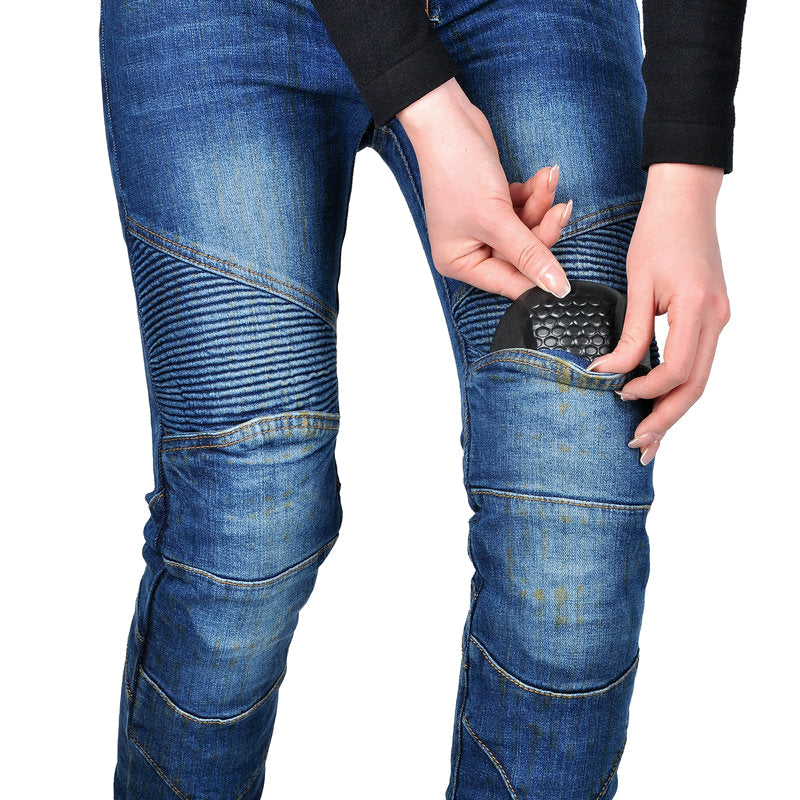 Women’s M2 Casual Denim Reinforced Motorcycle Jeans