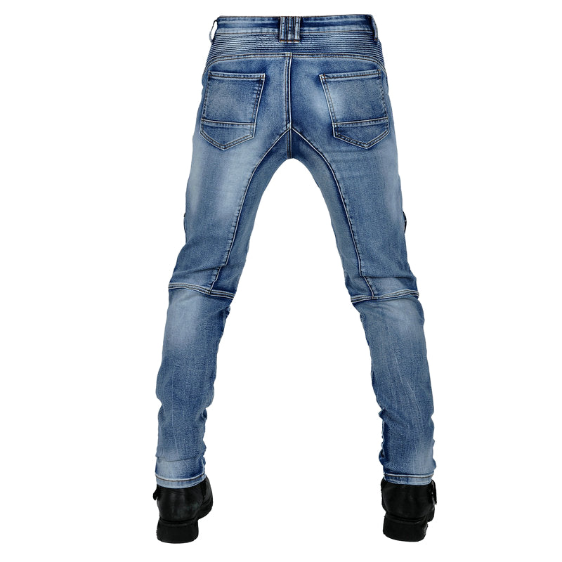 Axis 21 Men’s Stretch Denim Motorcycle Jeans