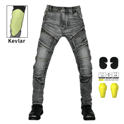 Axis 21 Men’s Stretch Denim Motorcycle Jeans