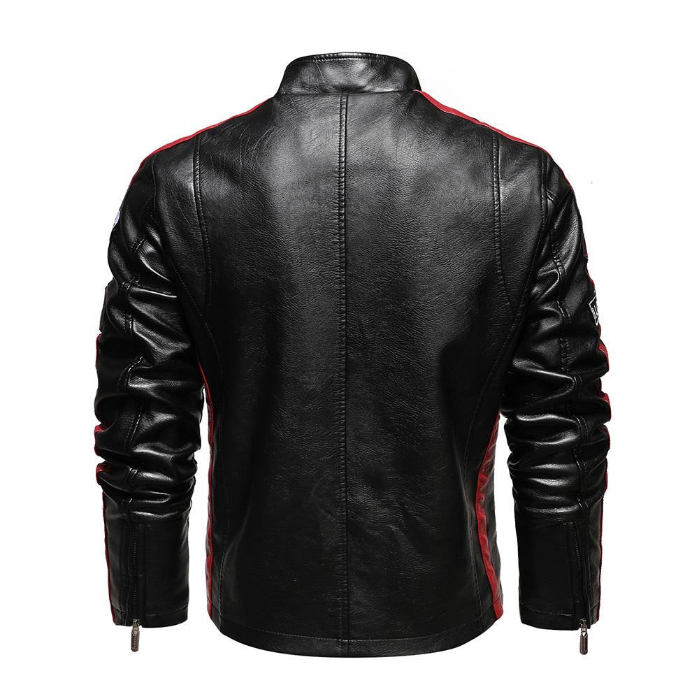 Racing Style Motorcycle Leather Jacket