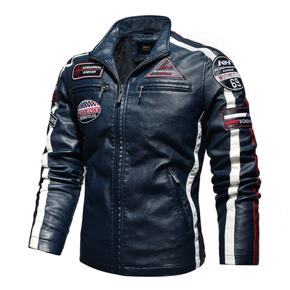 Racing Style Motorcycle Leather Jacket