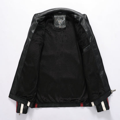 Racing Style Motorcycle Leather Jacket