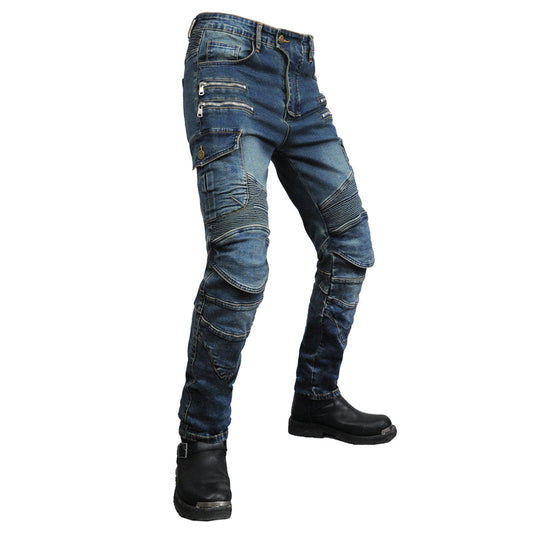 Motorcycle Off-Road Racing Denim Anti-Fall Jeans