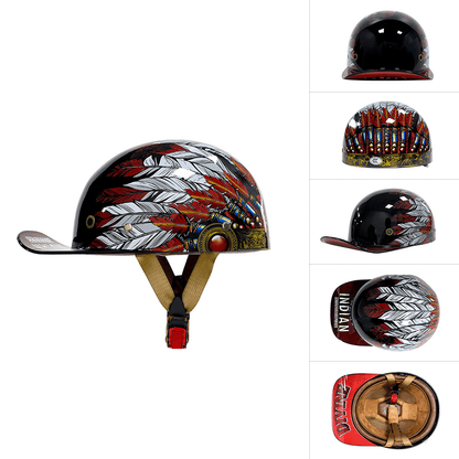 All-Season Baseball Cap Half Face Helmet