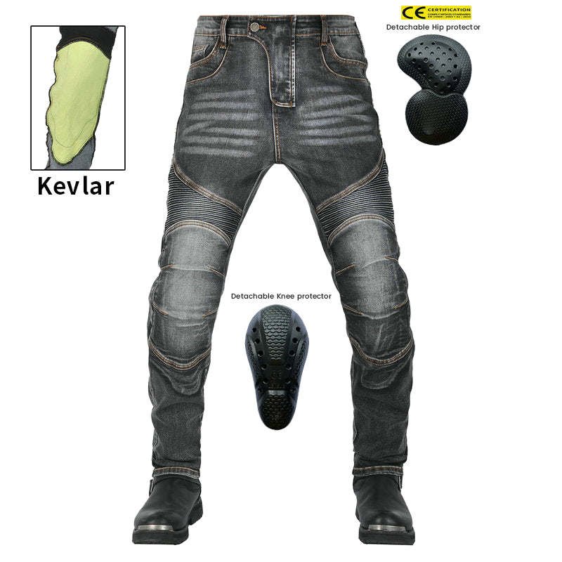 Men’s K‑7 Kevlar Motorcycle Riding Jeans