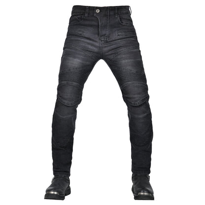 Men’s Classic Motorcycle Slim Fit Riding Jeans