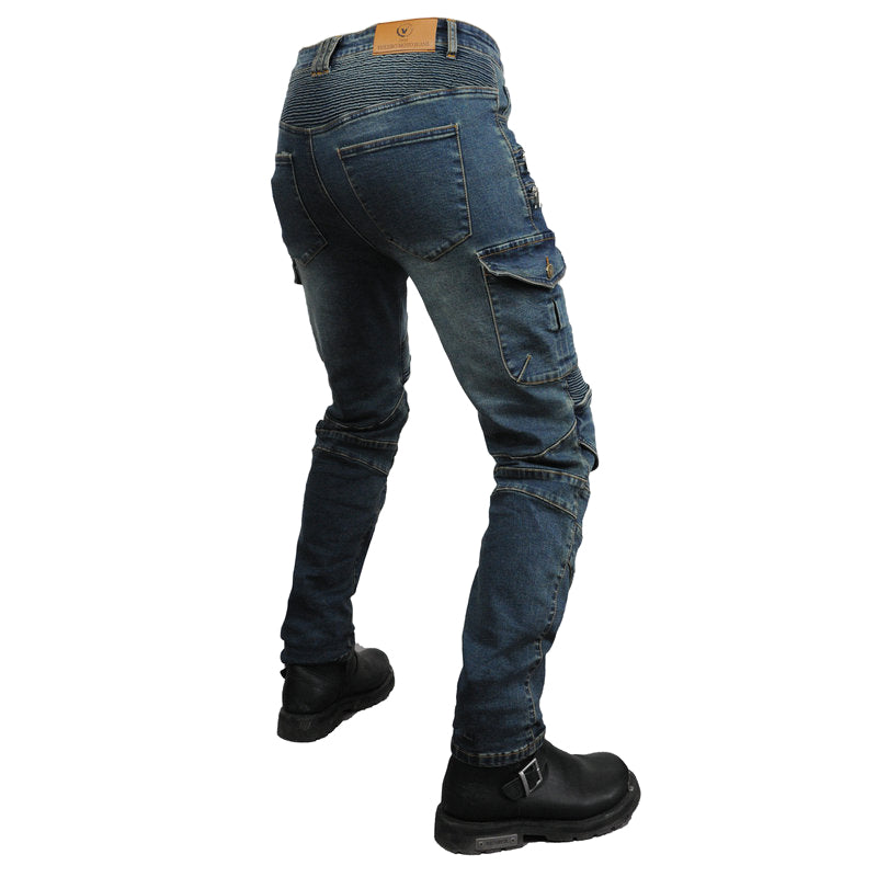 Motorcycle Off-Road Racing Denim Anti-Fall Jeans