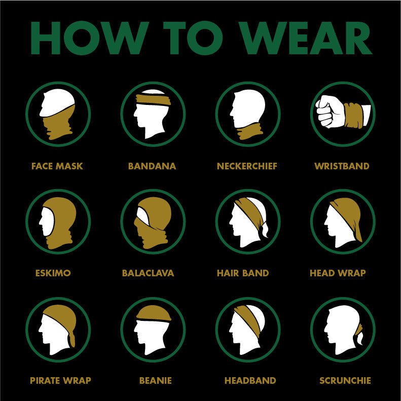15 in 1 Motorcycle Neck Gaiter Headwear