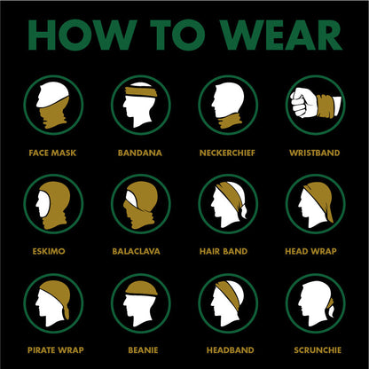 15 in 1 Motorcycle Neck Gaiter Headwear