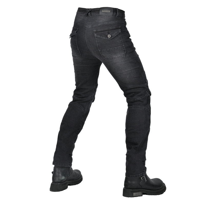 Men’s Classic Motorcycle Slim Fit Riding Jeans