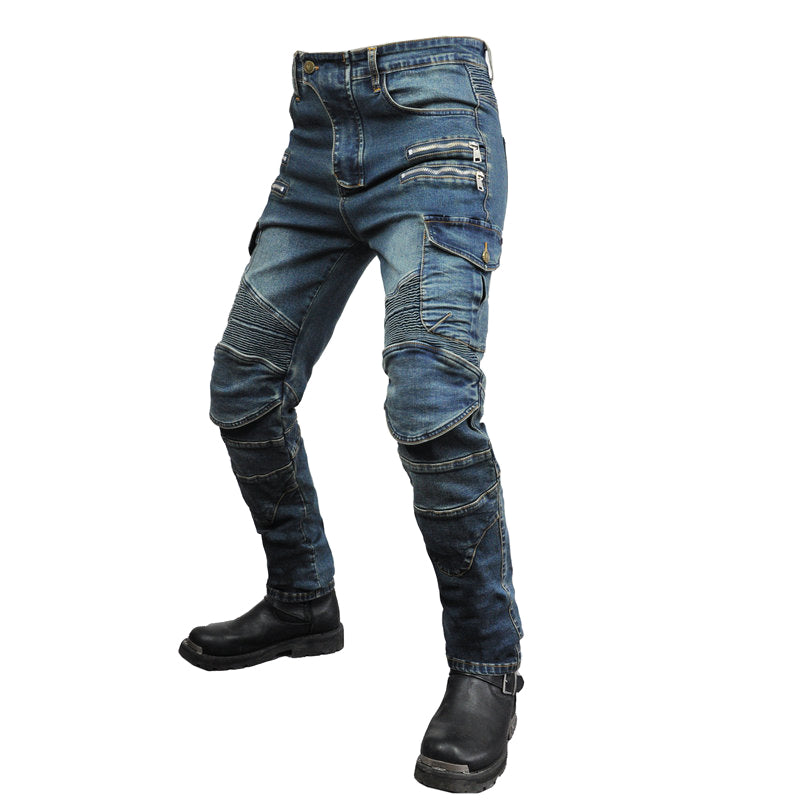 Motorcycle Off-Road Racing Denim Anti-Fall Jeans