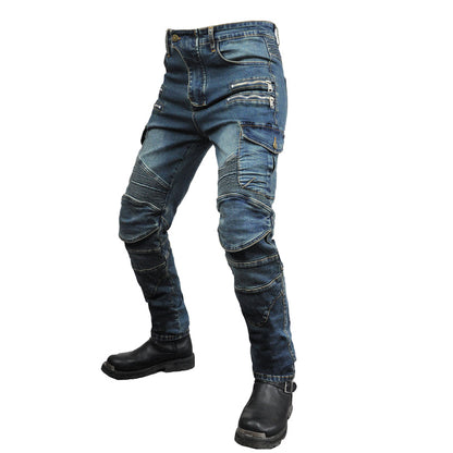 Motorcycle Off-Road Racing Denim Anti-Fall Jeans