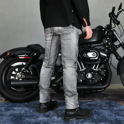 Axis 21 Men’s Stretch Denim Motorcycle Jeans