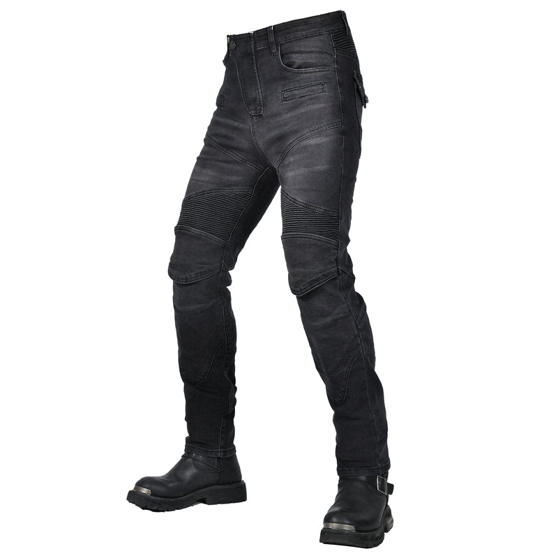 Men’s Classic Motorcycle Slim Fit Riding Jeans
