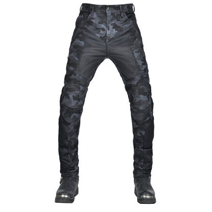 Adventure 4 Men’s Biker Jeans with CE Armor – Camo